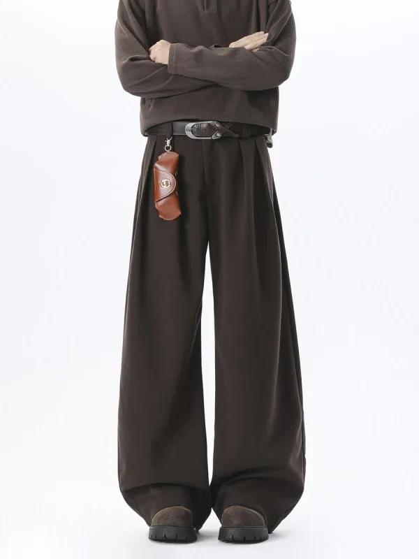 TANGZ STUDIO Американские мужские шерстяные брюки свободного кроя с широкими штанинами, повседневные, из полиэстера
TANGZ STUDIO Американские мужские шерстяные брюки свободного кроя с широкими штанинами, повседневные, из полиэстера