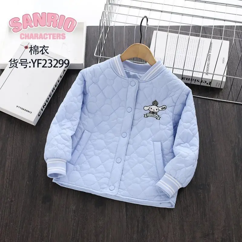 2023 Sanrio Jacket Children's Kawaii Cinnamoroll Kuromi Girls' Winter New Plush Casual Coat Thickened Sports Top Baseball Jersey
2023 Sanrio Jacket Children's Kawaii Cinnamoroll Kuromi Girls' Winter New Plush Casual Coat Thickened Sports Top Baseball Jersey