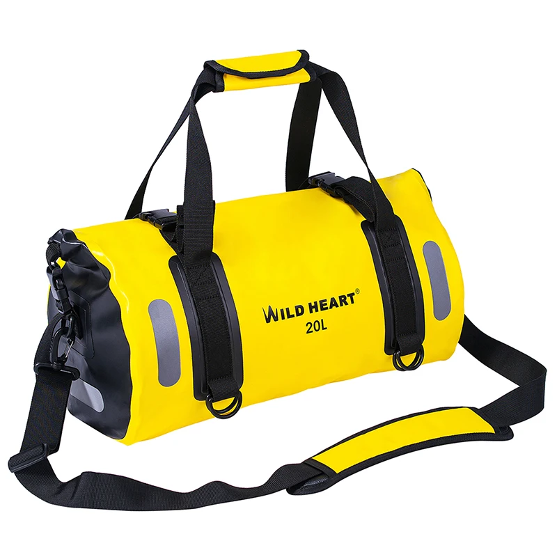 WILD HEART Waterproof Bag Duffel Bag 20L with Welded Seams Shoulder Straps, Mesh Pocket for Kayaking, Camping, Boating,B
WILD HEART Waterproof Bag Duffel Bag 20L with Welded Seams Shoulder Straps, Mesh Pocket for Kayaking, Camping, Boating,B