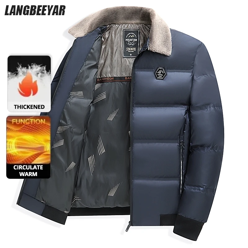 Top Grade Middle-aged Men's Bubble Puffer Parka Jacket Windbreaker Coat Winter Plus Velvet Thickened Short Outerwear
Top Grade Middle-aged Men's Bubble Puffer Parka Jacket Windbreaker Coat Winter Plus Velvet Thickened Short Outerwear