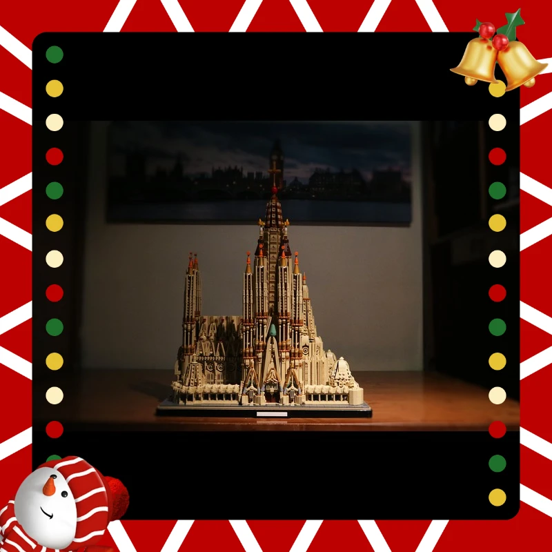Barcelona Sagrada Familia Building Blocks Set Medieval Church Architectural Bricks Set Christmas Gifts for Adults(10055 PCS)
Barcelona Sagrada Familia Building Blocks Set Medieval Church Architectural Bricks Set Christmas Gifts for Adults(10055 PCS)