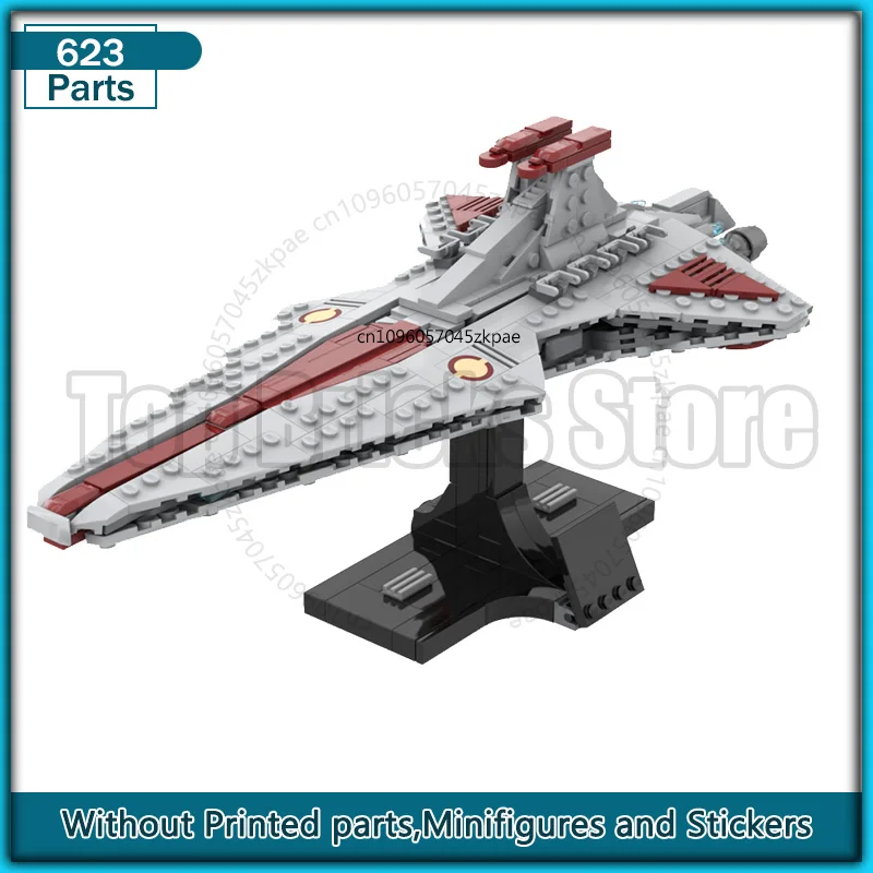 План космического фильма MOC, строительные блоки, класс Венатора, атака, крейсер, звездный истребитель, кирпичи в сборе, креативный дисплей, игрушки, подарки, 623 шт.
План космического фильма MOC, строительные блоки, класс Венатора, атака, крейсер, звездный истребитель, кирпичи в сборе, креативный дисплей, игрушки, подарки, 623 шт.