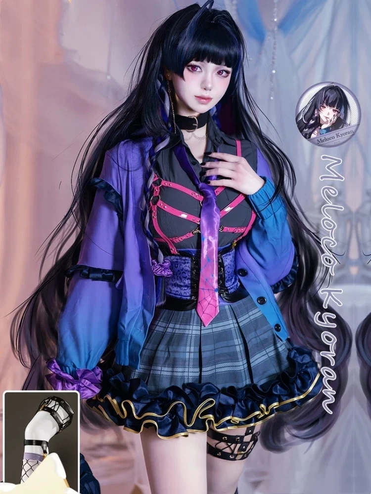 Fashion XSOLEIL Meloco Kyoran Cosplay Costume Game VTuber Women High Quality Casual Uniforms Comic-con Party Suit Full Set New
Fashion XSOLEIL Meloco Kyoran Cosplay Costume Game VTuber Women High Quality Casual Uniforms Comic-con Party Suit Full Set New