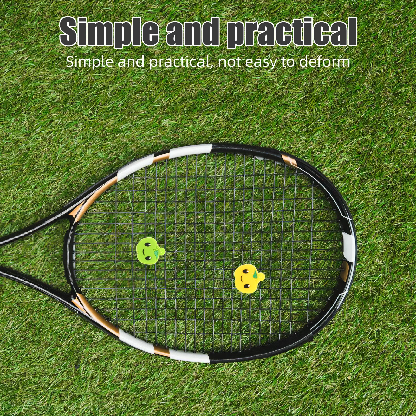2Pcs Tennis Racket Shock Absorber Apple Shape Soft Silicone Vibration Dampener Quick Installation Reduce Arm Fatigue Tennis Gear
2Pcs Tennis Racket Shock Absorber Apple Shape Soft Silicone Vibration Dampener Quick Installation Reduce Arm Fatigue Tennis Gear