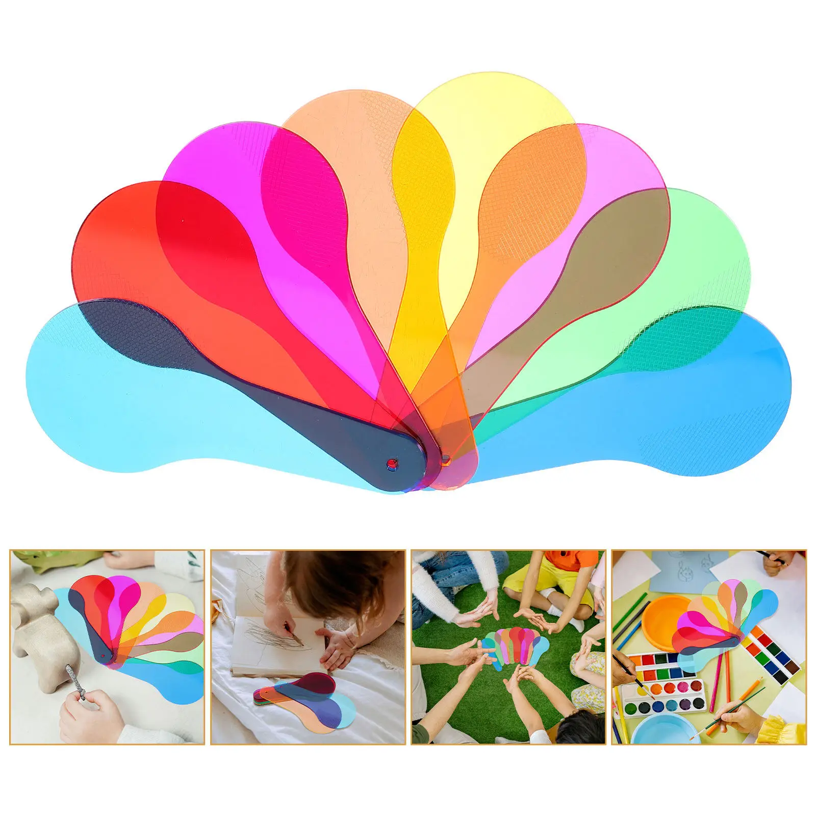 Набор из 16 цветных полупрозрачных листов для экспериментов с пропусканием света, визуальных учебных пособий и научных занятий для студентов
Набор из 16 цветных полупрозрачных листов для экспериментов с пропусканием света, визуальных учебных пособий и научных занятий для студентов