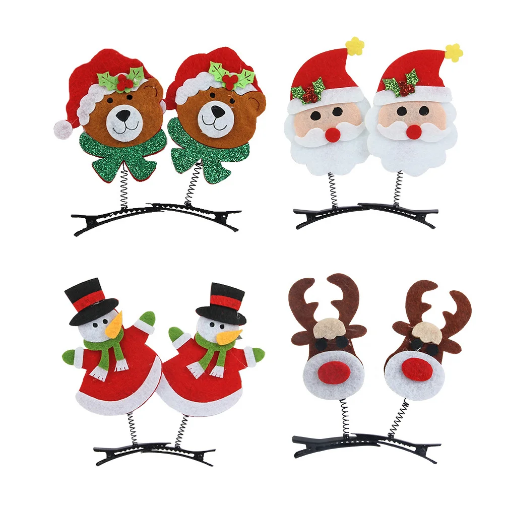 8pcs Clips Clips Felt Xmas Santa Hair Props Decorations Snowman Kids Barrettes Hairpins Xmas Hairpins for Party Gifts 
8pcs Clips Clips Felt Xmas Santa Hair Props Decorations Snowman Kids Barrettes Hairpins Xmas Hairpins for Party Gifts