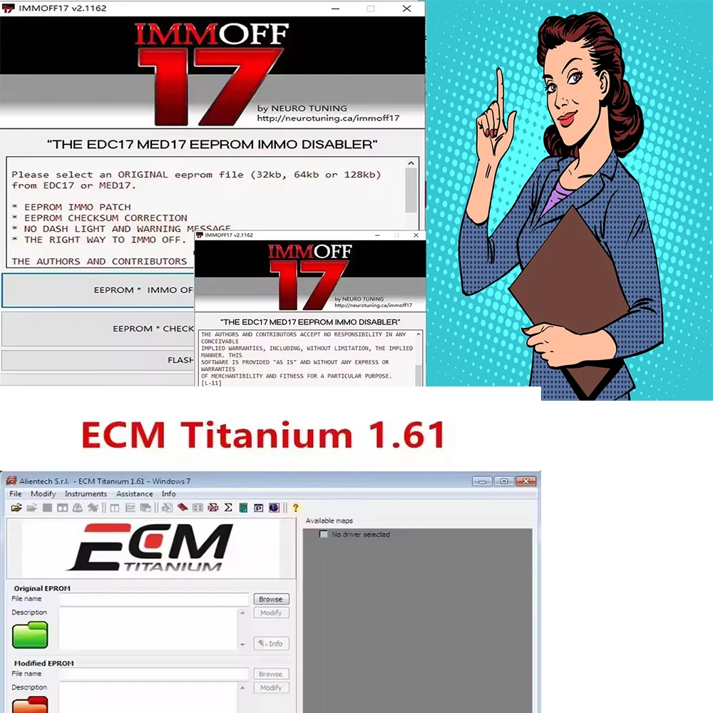 Пакет программного обеспечения ECM Titanium 1.61Pro и IMMOFF17. Инструмент для ЭБУ более 26000 автомобилей. Мгновенная загрузка EDC1.
Пакет программного обеспечения ECM Titanium 1.61Pro и IMMOFF17. Инструмент для ЭБУ более 26000 автомобилей. Мгновенная загрузка EDC1.