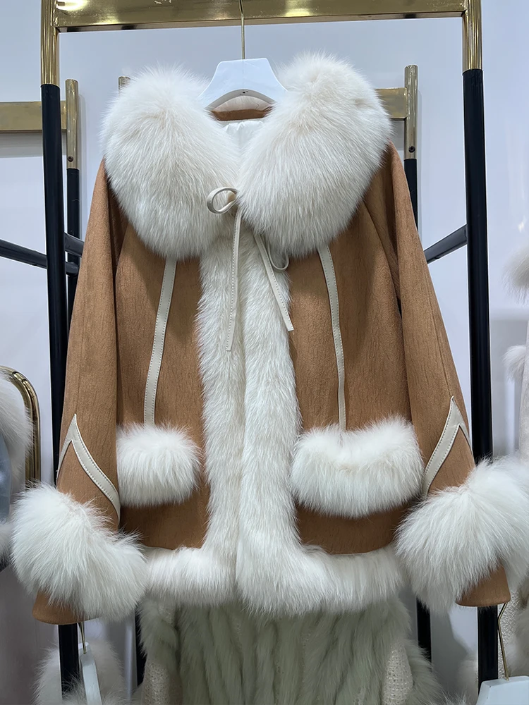 2023 New Womens Goose Down Jacket Mink Fur Collar Warm Thick Luxury Parkas Female Puffer Jacket Winter Outwear Free Shipping
2023 New Womens Goose Down Jacket Mink Fur Collar Warm Thick Luxury Parkas Female Puffer Jacket Winter Outwear Free Shipping