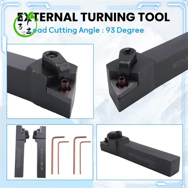 A31Z-2Pcs Mtjnl1616h16 Mtjnr1616h16 Lathe Turning Tool Holder 16X100mm For Tnmg Insert Kit 4 Wrench+2 Boring Bar Set
A31Z-2Pcs Mtjnl1616h16 Mtjnr1616h16 Lathe Turning Tool Holder 16X100mm For Tnmg Insert Kit 4 Wrench+2 Boring Bar Set