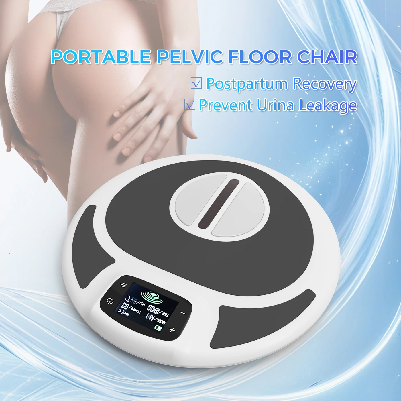 Кресло для контракции мышц тазового дна Тренажер для мышц тазового дна Интимное омоложение EMS Seat
Кресло для контракции мышц тазового дна Тренажер для мышц тазового дна Интимное омоложение EMS Seat