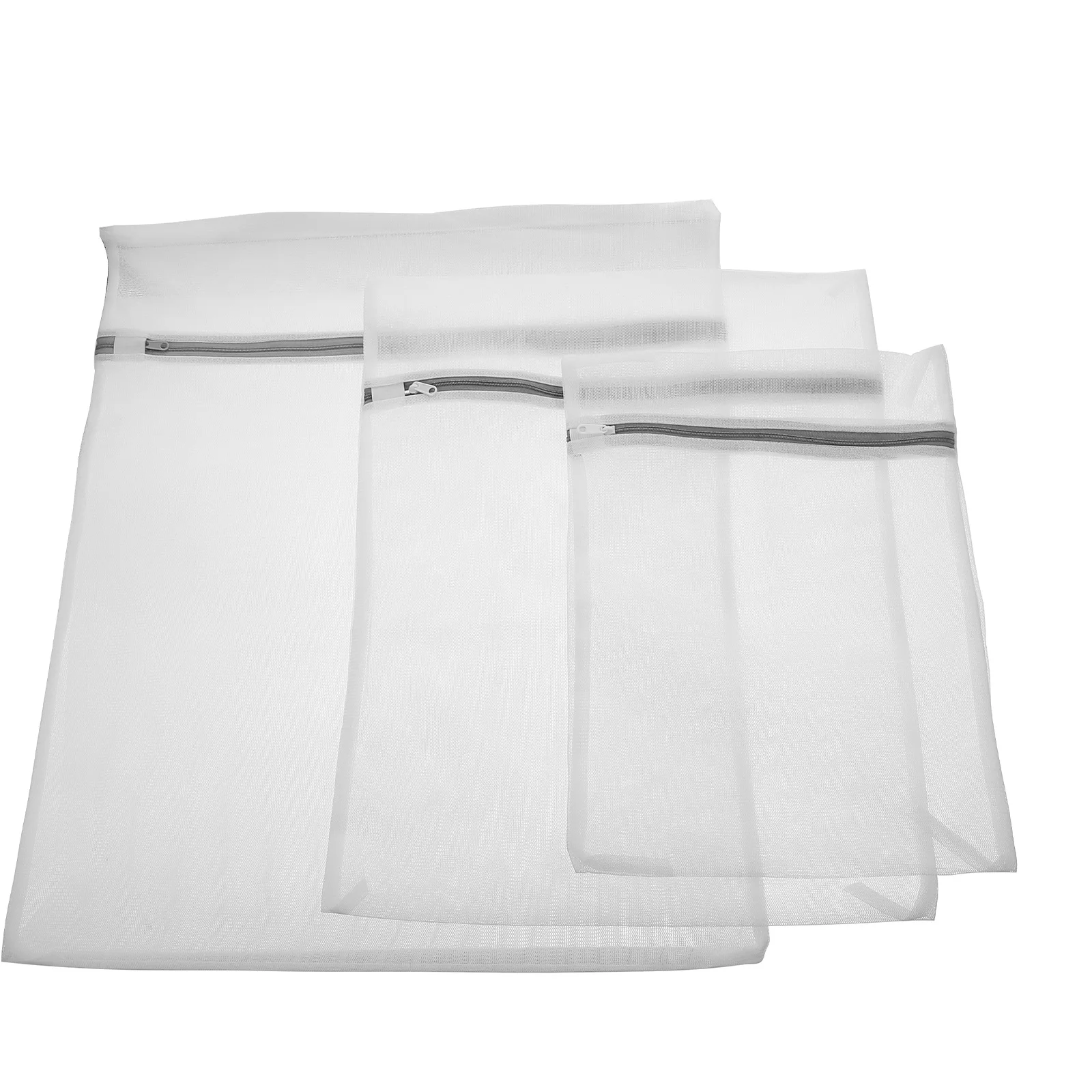 3Pcs Clothes Washing Bags Mesh Zipper Design for Washing Machine Underwear Socks Protective Storage Pouches
3Pcs Clothes Washing Bags Mesh Zipper Design for Washing Machine Underwear Socks Protective Storage Pouches