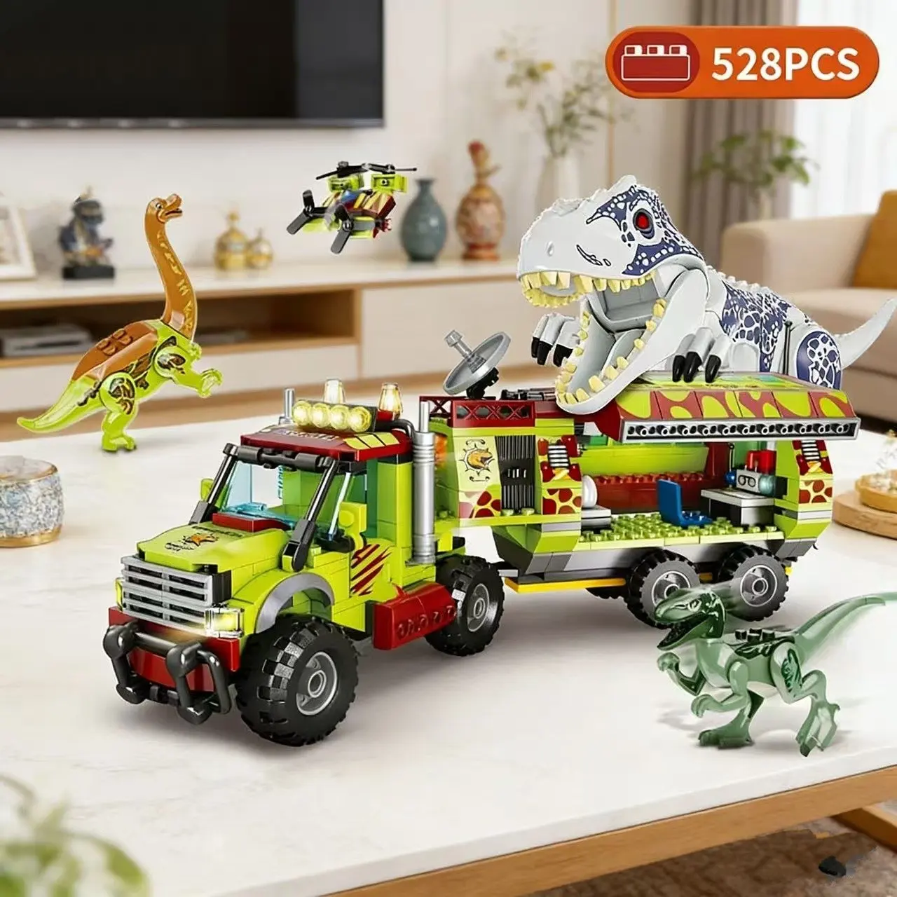 Конструктор «Динозавр Тираннозавр Рекс»: Модель грузовика, набор «Мир динозавров» с фигурками Индоминус Рекс, кирпичики для сборки, игрушки DIY для детей и взрослых, подарок
Конструктор «Динозавр Тираннозавр Рекс»: Модель грузовика, набор «Мир динозавров» с фигурками Индоминус Рекс, кирпичики для сборки, игрушки DIY для детей и взрослых, подарок