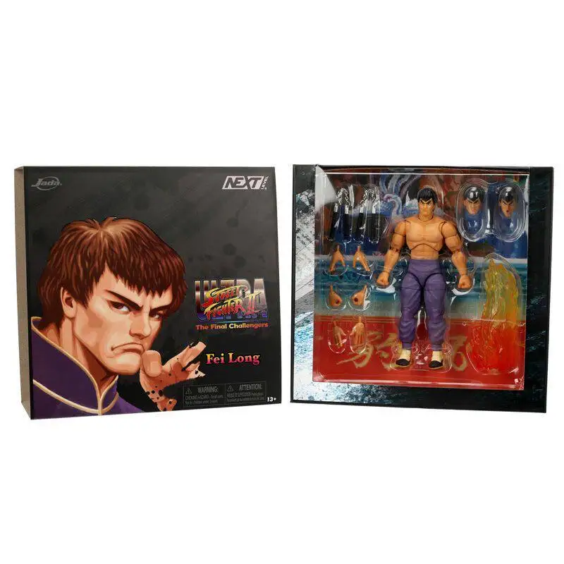 JADA Street Fighter II 6-inch Anime Action Figure Chun Li Fei Long Ryu Ken 1/12 Doll Model Toys Collect Ornaments
JADA Street Fighter II 6-inch Anime Action Figure Chun Li Fei Long Ryu Ken 1/12 Doll Model Toys Collect Ornaments