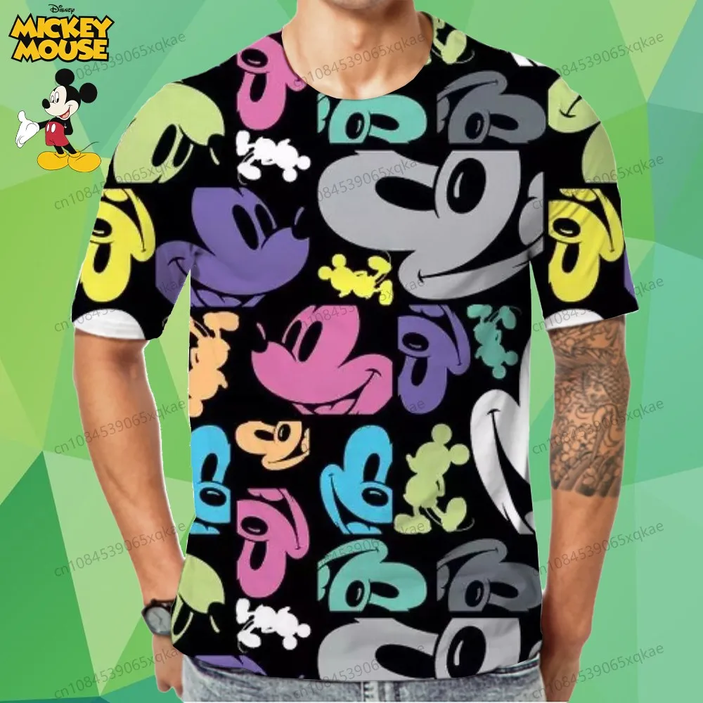 Men's T Shirt High Quality Disney Mickey Mouse Man Clothes 2025 New Kid's Clothes 3D Print 110-6XL Cartoon Summer Couple Outfit
Men's T Shirt High Quality Disney Mickey Mouse Man Clothes 2025 New Kid's Clothes 3D Print 110-6XL Cartoon Summer Couple Outfit