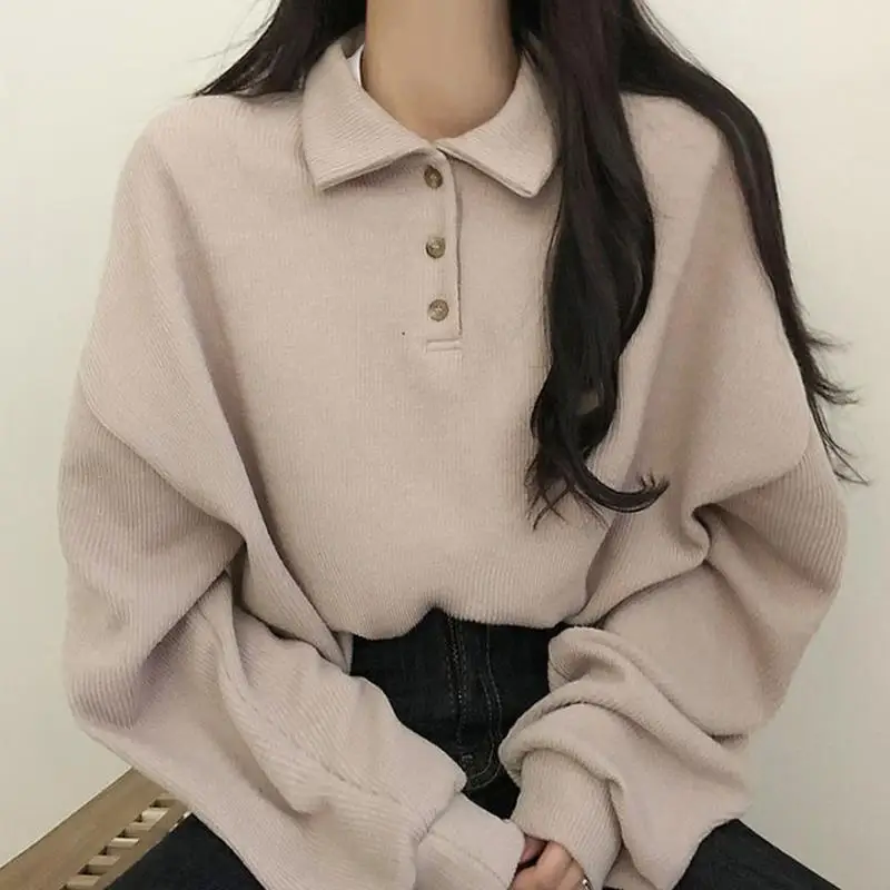 Biyaby Women Winter Lapel Knit Polo Pullover High Quality Warm Plus Velvet Jumper for Female Korean Fashion Lined Sweaters Woman
Biyaby Women Winter Lapel Knit Polo Pullover High Quality Warm Plus Velvet Jumper for Female Korean Fashion Lined Sweaters Woman