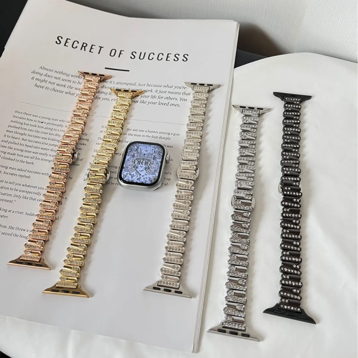 Stainless Steel Slim Strap For Apple Watch Band Ultra 2 49mm 45mm 41mm 40mm 44mm 38mm 42mm Metal Bracelet iwatch series 10 9 7 8
Stainless Steel Slim Strap For Apple Watch Band Ultra 2 49mm 45mm 41mm 40mm 44mm 38mm 42mm Metal Bracelet iwatch series 10 9 7 8