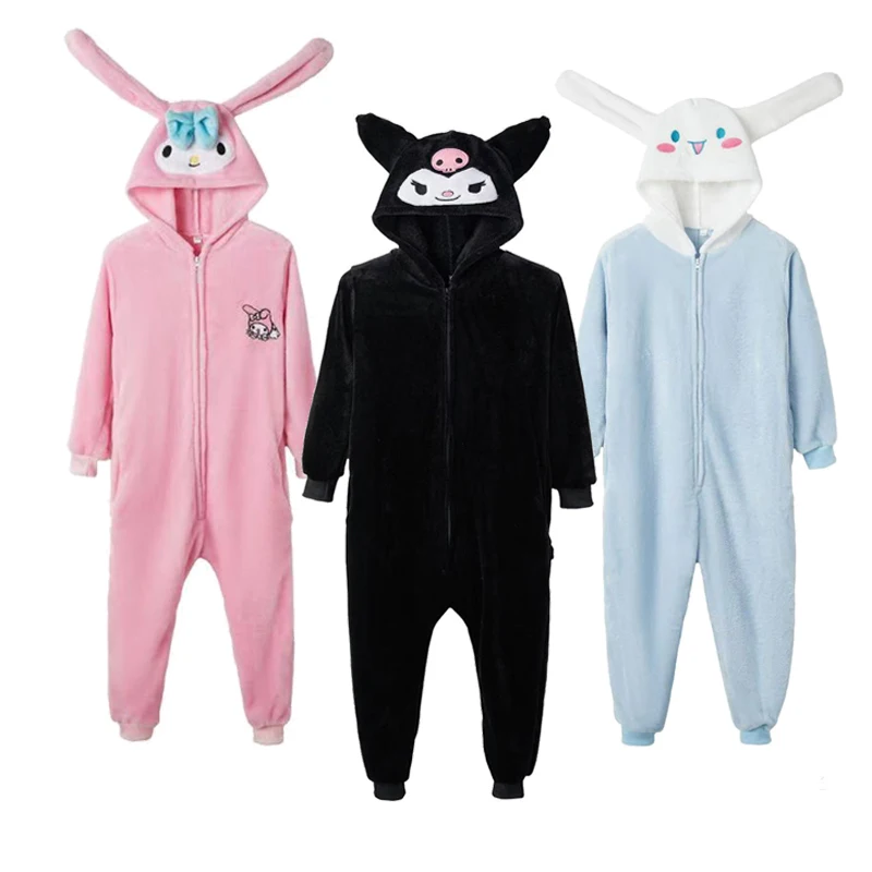 Melody Kuromi Onesies Kigurumi Cinnamorol Pajamas Cartoon Anime Jumpsuit Sleepwear Adult Homewear Christmas Halloween Cosplay
Melody Kuromi Onesies Kigurumi Cinnamorol Pajamas Cartoon Anime Jumpsuit Sleepwear Adult Homewear Christmas Halloween Cosplay