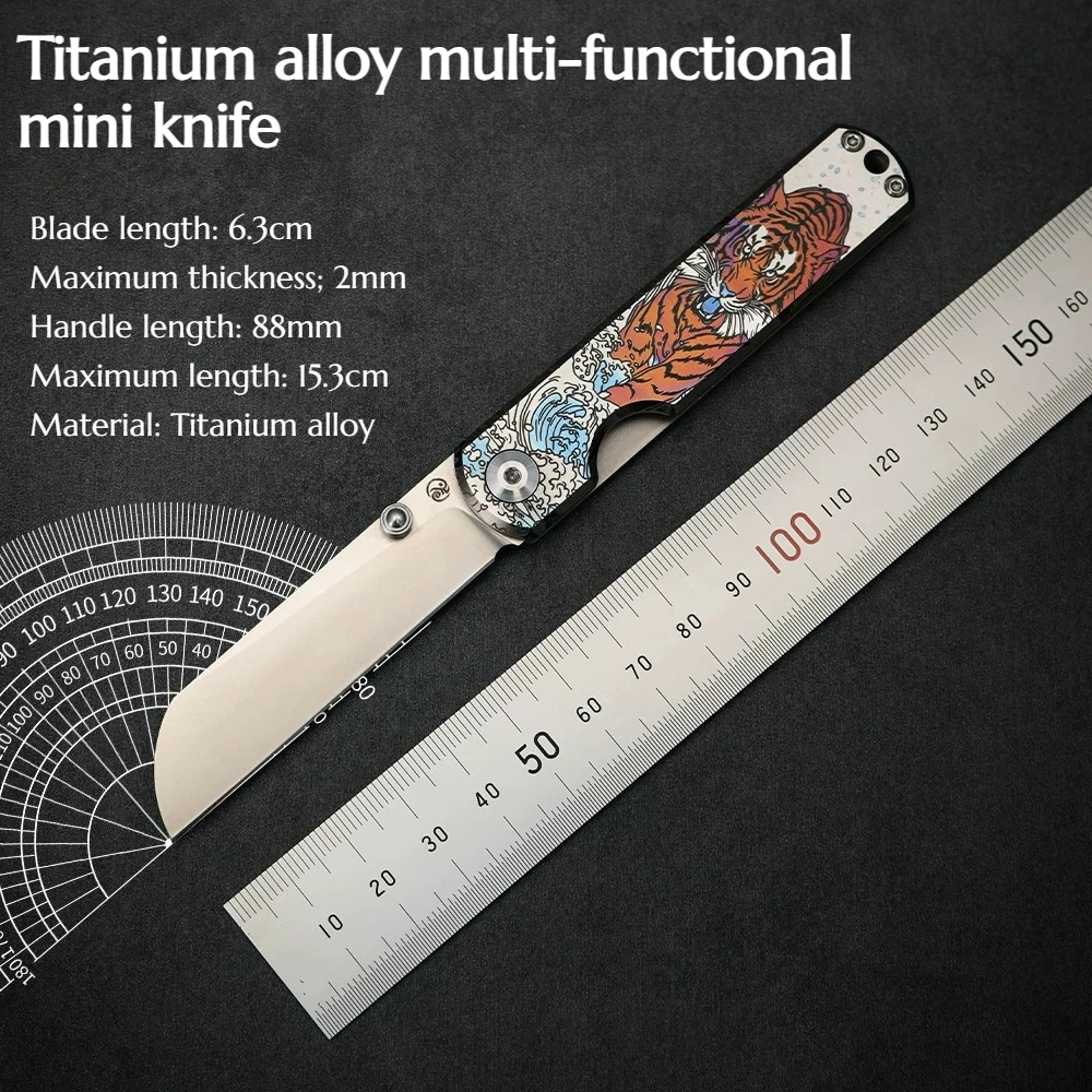 M398 Blade Material Titanium Alloy High Quality Multi Functional Mini Knife Portable Outdoor Emergency Hand Tool
M398 Blade Material Titanium Alloy High Quality Multi Functional Mini Knife Portable Outdoor Emergency Hand Tool