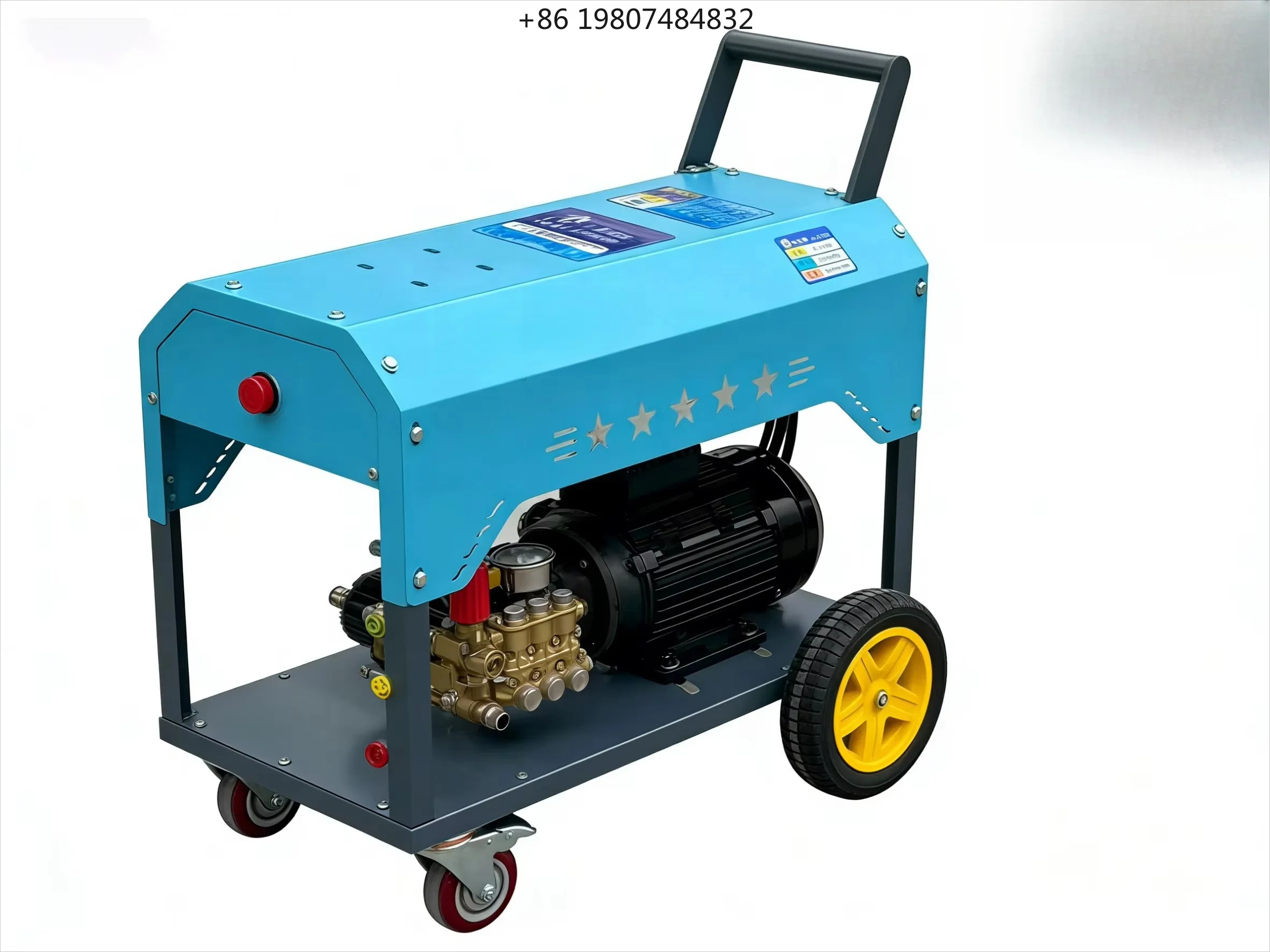Commercial Electric High-Pressure Washing Machine, 380V 4000W 5HP Adjustable Pressure, for Industrial/Farm/Car Wash,
Commercial Electric High-Pressure Washing Machine, 380V 4000W 5HP Adjustable Pressure, for Industrial/Farm/Car Wash,