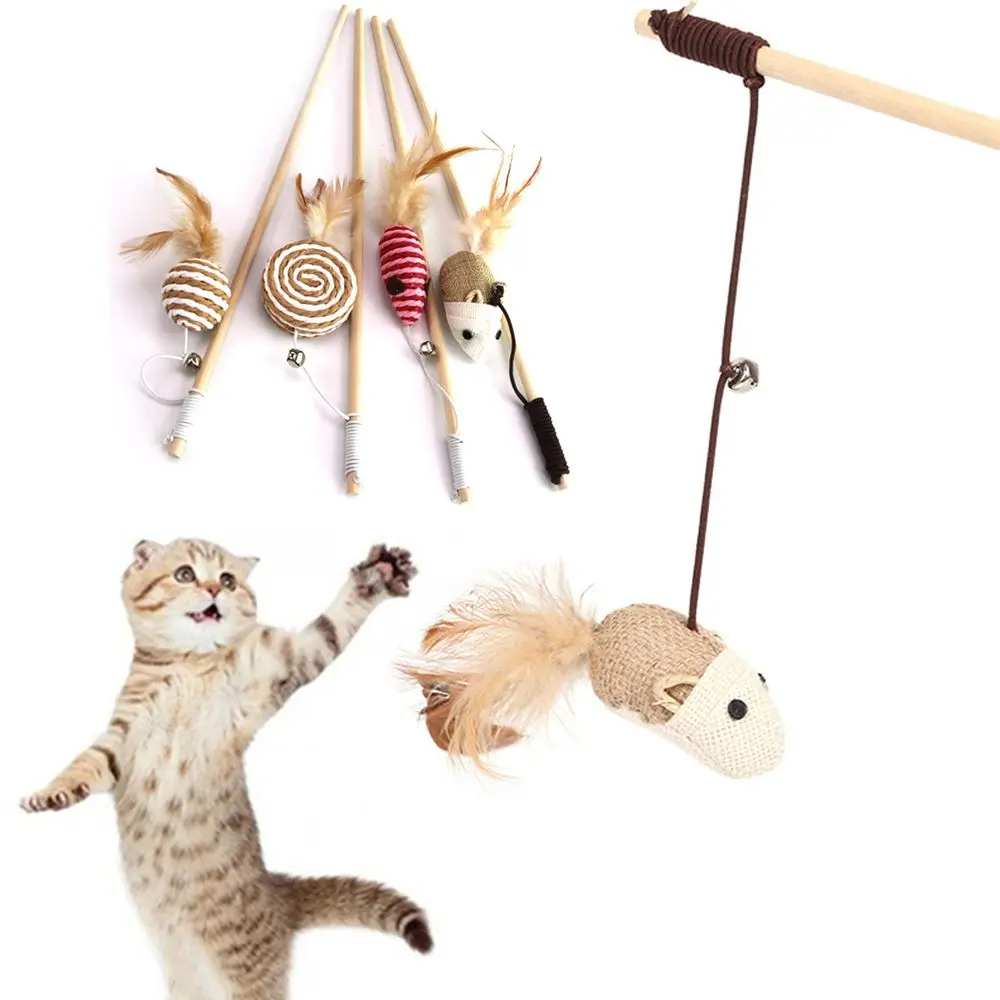 1PC Teaser Feather Toys Kitten Funny Colorful Rod Cat Wand Toys Wood Pet Cat Toys Interactive Stick Pet Cat Supplies
1PC Teaser Feather Toys Kitten Funny Colorful Rod Cat Wand Toys Wood Pet Cat Toys Interactive Stick Pet Cat Supplies