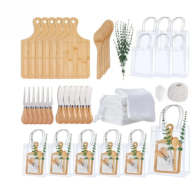 Bamboo Cheese Board Cheese Plate Set with Knife and Fork
Bamboo Cheese Board Cheese Plate Set with Knife and Fork