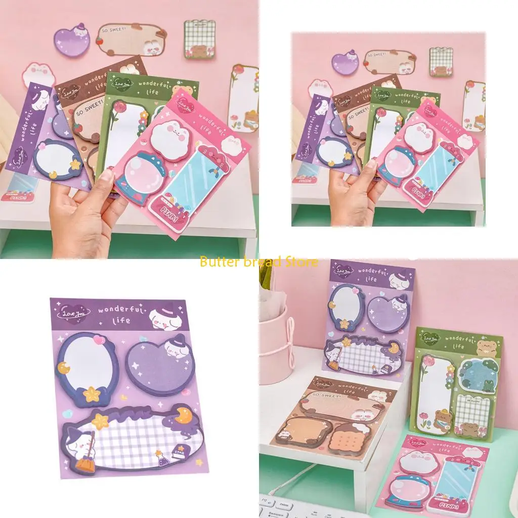 W89C Cartoon Animal Notes 60 Sheets Sticky Notes Memo Pad Reminder on Book Journal
W89C Cartoon Animal Notes 60 Sheets Sticky Notes Memo Pad Reminder on Book Journal