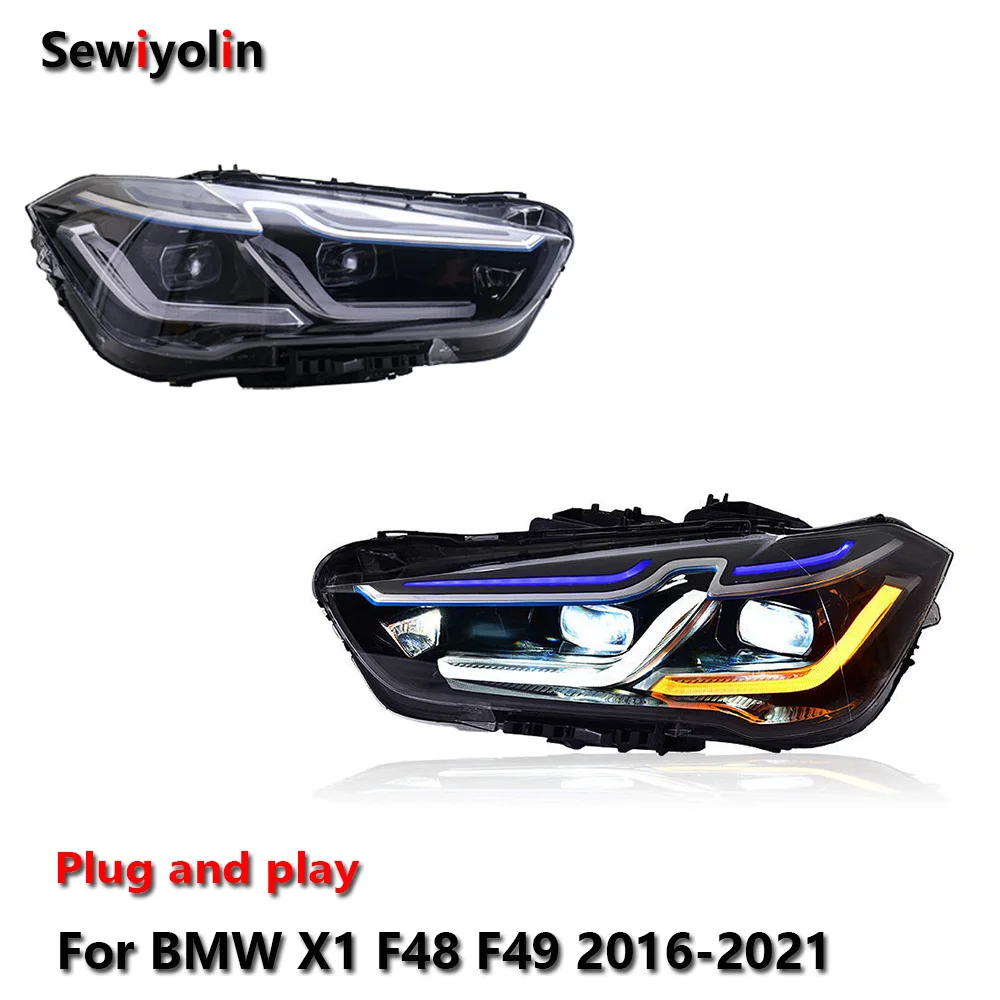 Автомобильные аксессуары светодиодные фары для BMW X1 F48 F49 2016-2021 авто DRL Противотуманные фары для прицепа поворотный сигнал автомобиль Plug And Play
Автомобильные аксессуары светодиодные фары для BMW X1 F48 F49 2016-2021 авто DRL Противотуманные фары для прицепа поворотный сигнал автомобиль Plug And Play