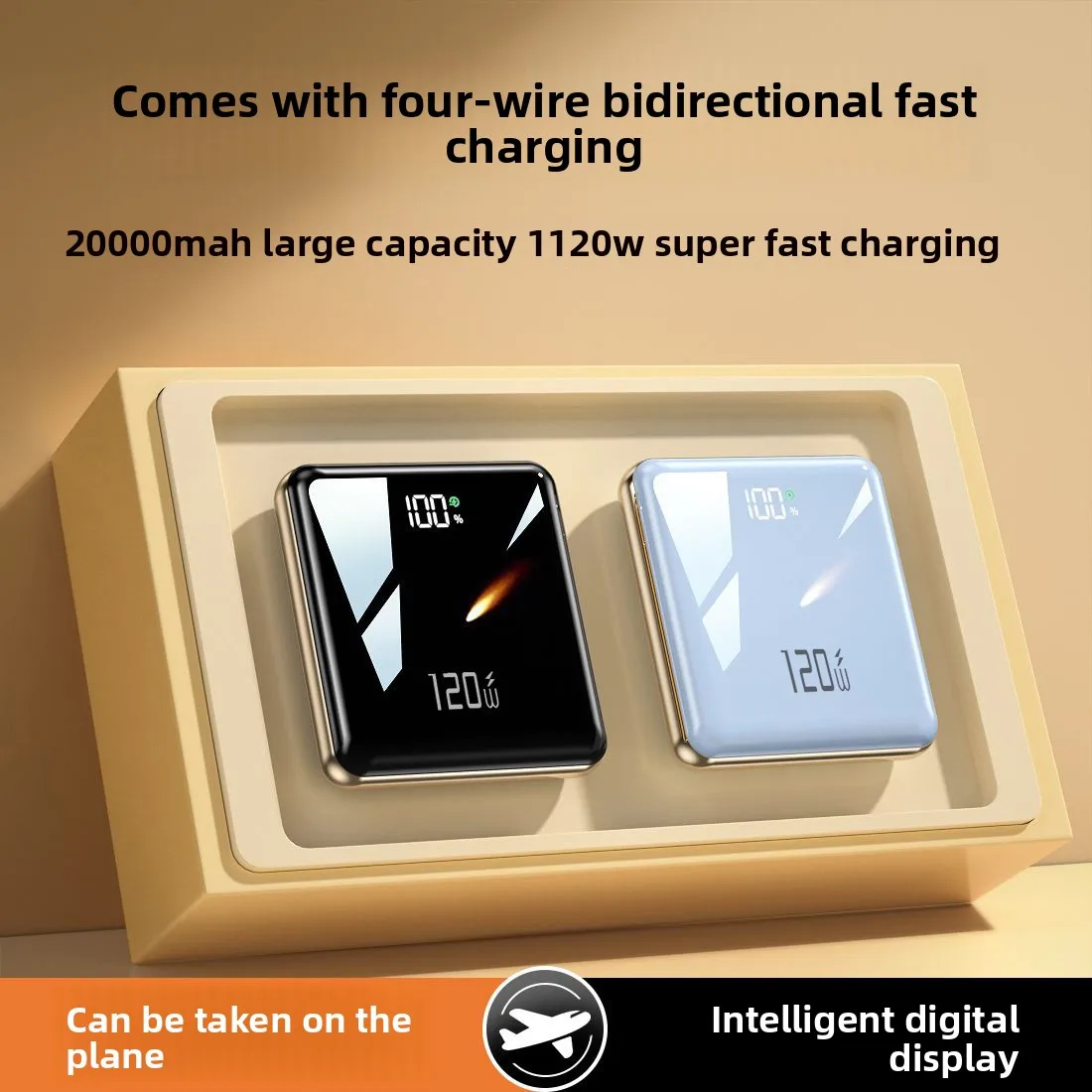 10000& 20000mAh Portable Fast Charging Power Bank External Battery, Compatible with iPhone, Xiaomi and All Android Smartphones
10000& 20000mAh Portable Fast Charging Power Bank External Battery, Compatible with iPhone, Xiaomi and All Android Smartphones