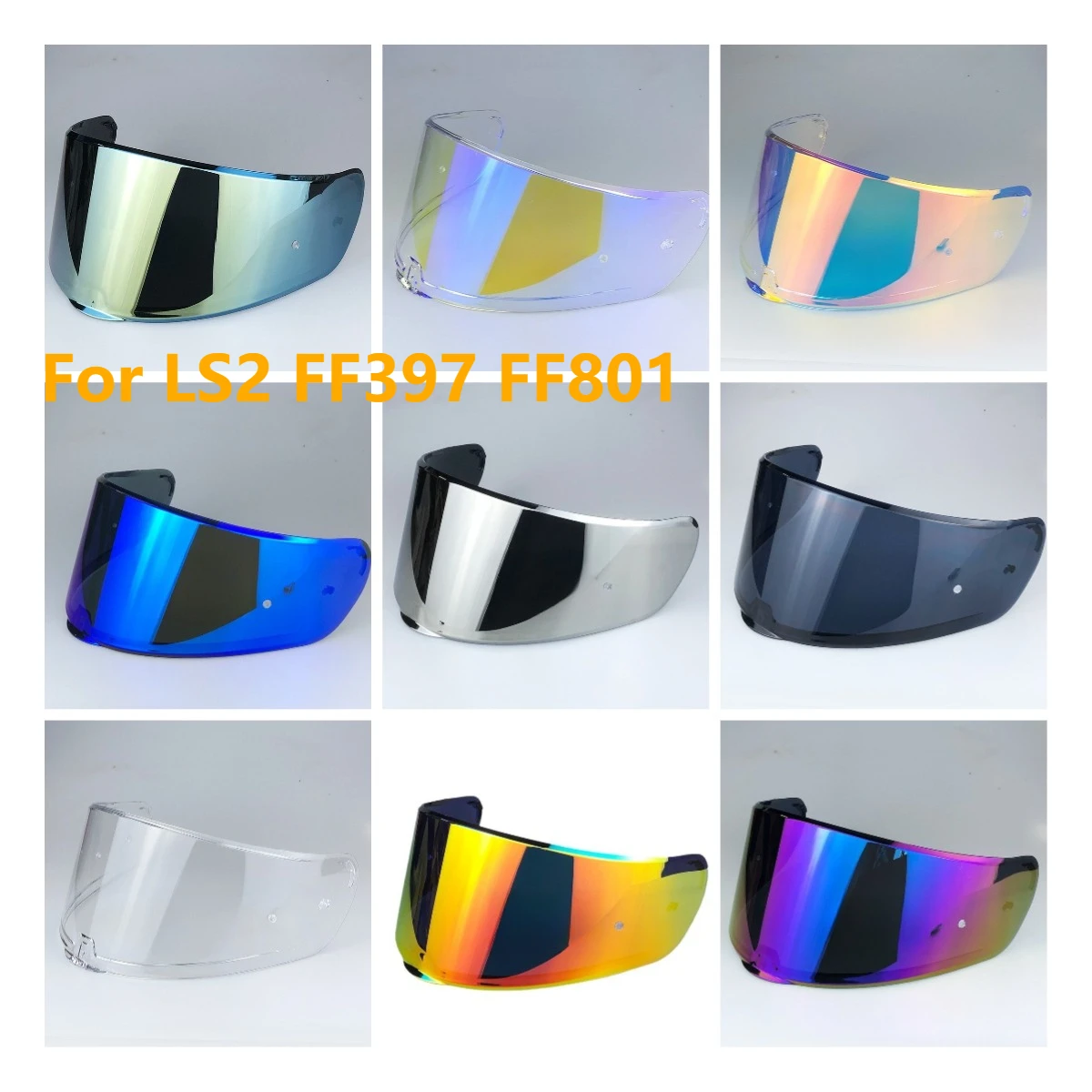 LS2 FF397 FF801 Motorcycle Helmet Visor Clear Dark Smoke Multicolour Silver Shield Vizard Suitable for Ls2 VECTOR Helmets Lens
LS2 FF397 FF801 Motorcycle Helmet Visor Clear Dark Smoke Multicolour Silver Shield Vizard Suitable for Ls2 VECTOR Helmets Lens
