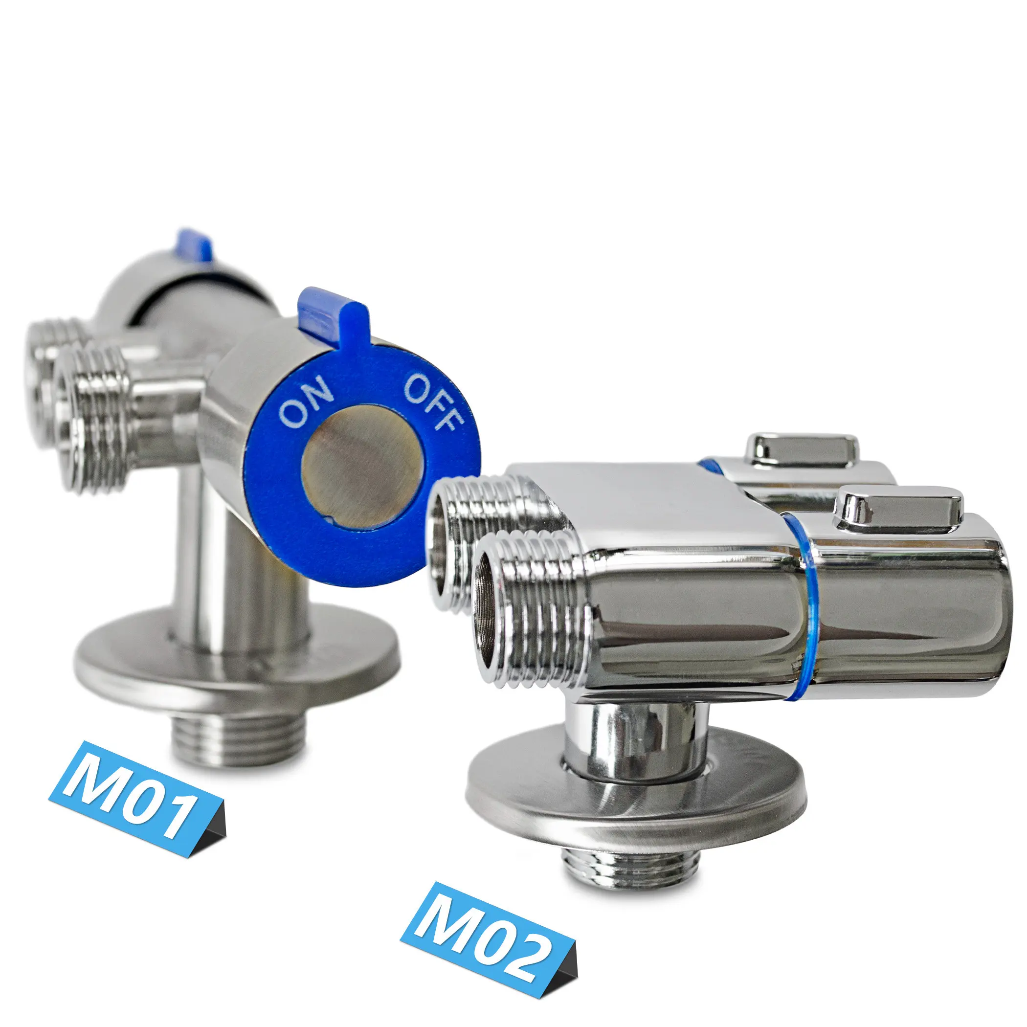 1 Inlet (G1/2 Male) x 2 Outlet (G1/2 Male) with 2 Shut-off Valve Pipe Fitting Adapter Connector
1 Inlet (G1/2 Male) x 2 Outlet (G1/2 Male) with 2 Shut-off Valve Pipe Fitting Adapter Connector