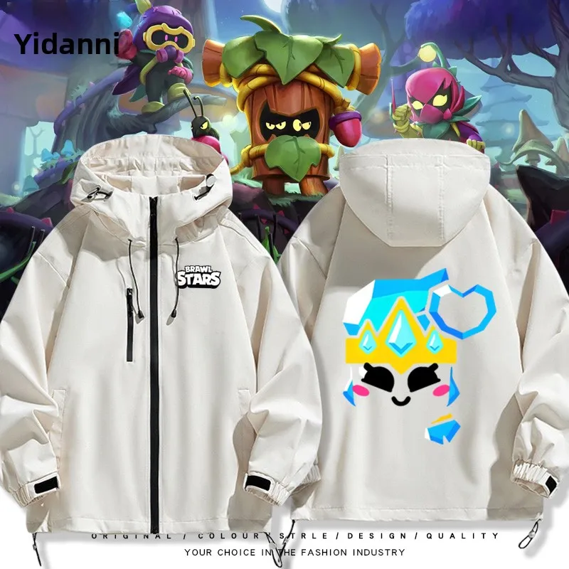 Куртка свободного кроя с капюшоном Wild Game Cla, осенне-зимняя верхняя одежда из полиэфирного волокна, на молнии, стандартная длина
Куртка свободного кроя с капюшоном Wild Game Cla, осенне-зимняя верхняя одежда из полиэфирного волокна, на молнии, стандартная длина