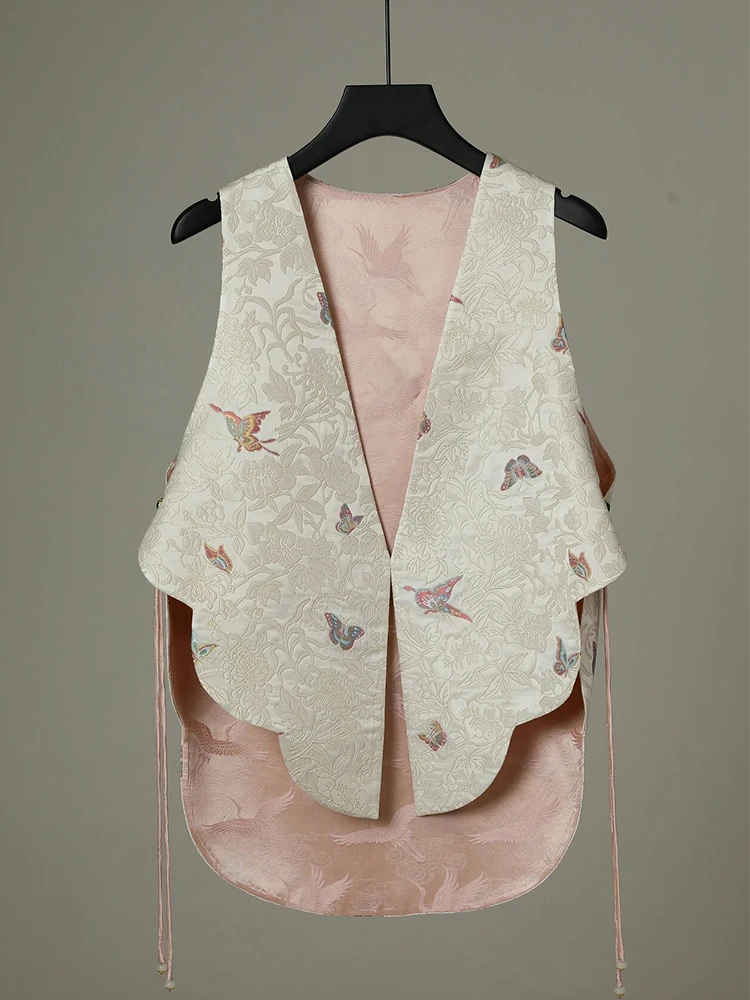 Elegant Floral Embroidery Women's Top Trendy Chinese National Style Fashionable Design Sensation Sleeveless Regular Length
Elegant Floral Embroidery Women's Top Trendy Chinese National Style Fashionable Design Sensation Sleeveless Regular Length