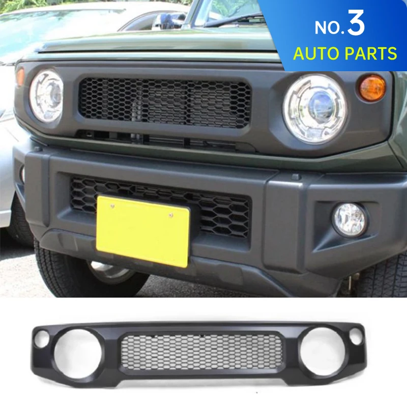 Front Grill For Suzuki Jimny JB64 JB74 2018-2023 Black ABS Car Front Racing Mesh Honeycomb Grille Accessories
Front Grill For Suzuki Jimny JB64 JB74 2018-2023 Black ABS Car Front Racing Mesh Honeycomb Grille Accessories