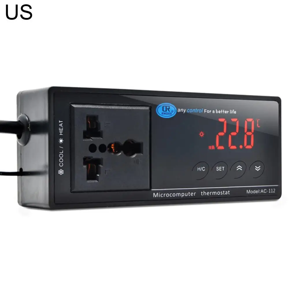 Thermostat Temperature Controller Dropshipping Digital LED for Reptile Lizard Snake Aquarium
Thermostat Temperature Controller Dropshipping Digital LED for Reptile Lizard Snake Aquarium