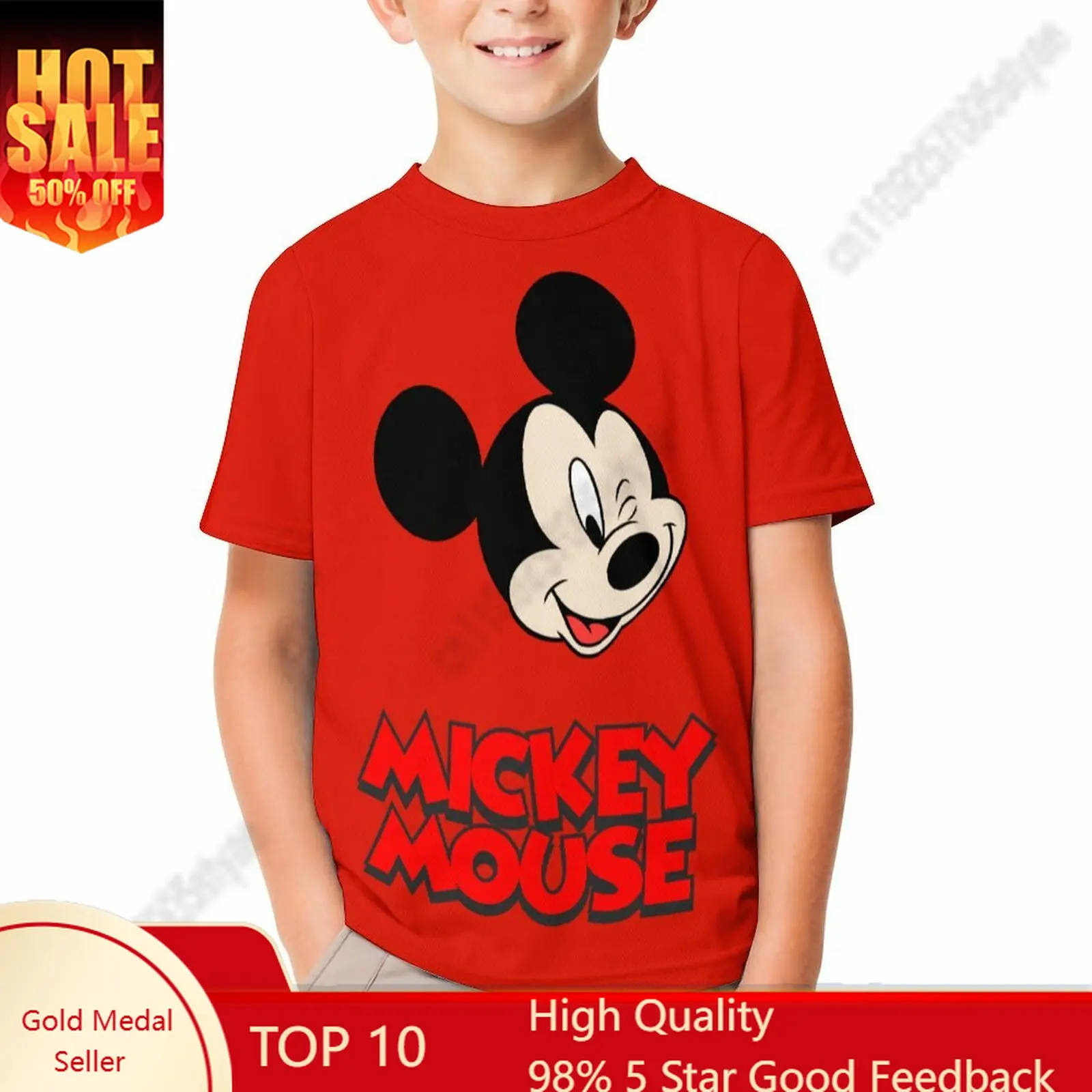 Mickey Mouse T Shirt Boy Girl Short Sleeve Print Fashionable Cute Casual Cotton TShirt Comfortable Crew Neck Children Child Tee
Mickey Mouse T Shirt Boy Girl Short Sleeve Print Fashionable Cute Casual Cotton TShirt Comfortable Crew Neck Children Child Tee