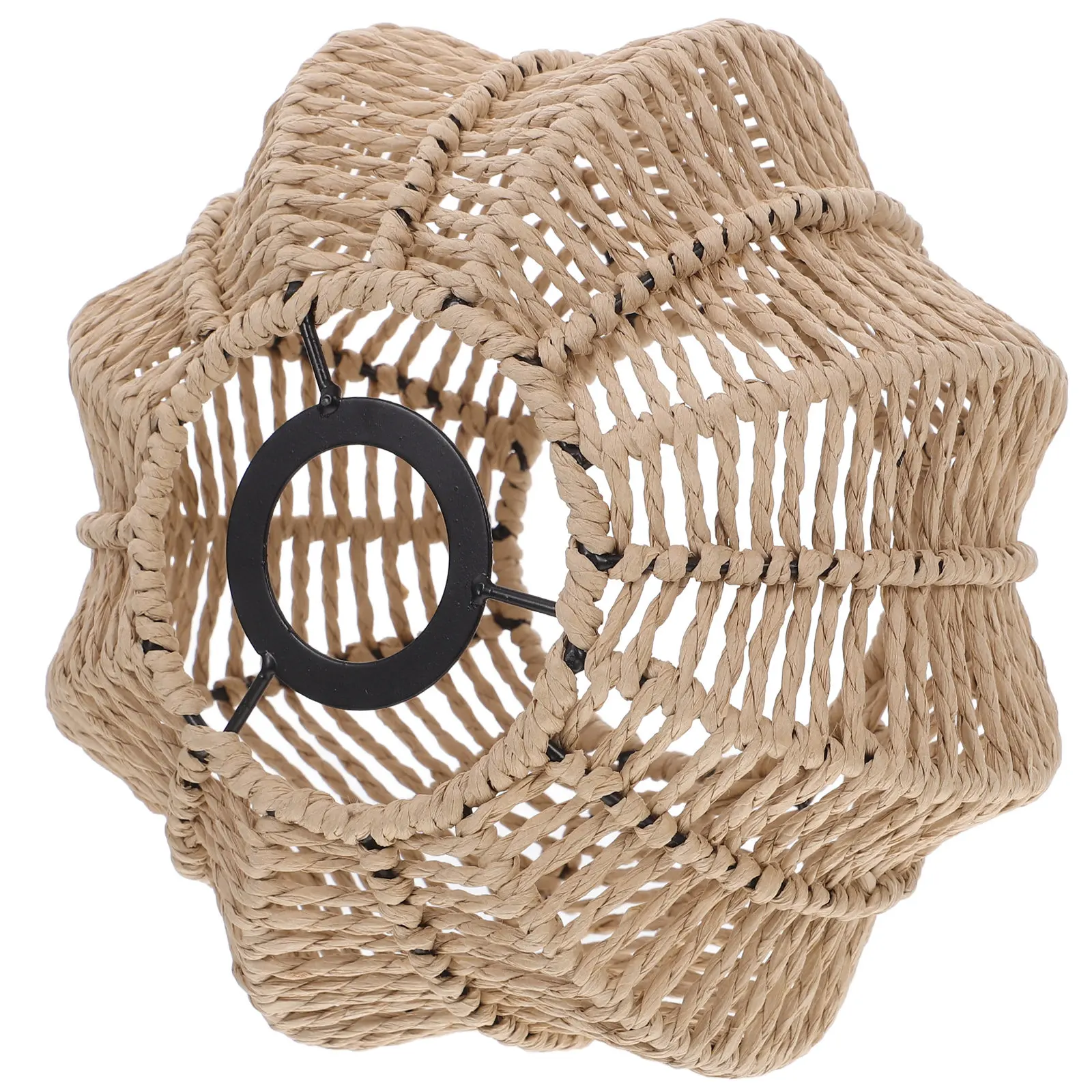 Handwoven Paper Rope Farmhouse Lamp Shade Pendant Light Fixture for Rustic Vintage Decor Boho Hanging Lampshade Ceiling Light
Handwoven Paper Rope Farmhouse Lamp Shade Pendant Light Fixture for Rustic Vintage Decor Boho Hanging Lampshade Ceiling Light