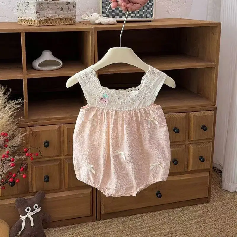 Summer Lightweight Sweet Princess Bag Fart Clothes Newborn Baby Girl Dress Fashion Sleeveless Cute Rompers
Summer Lightweight Sweet Princess Bag Fart Clothes Newborn Baby Girl Dress Fashion Sleeveless Cute Rompers