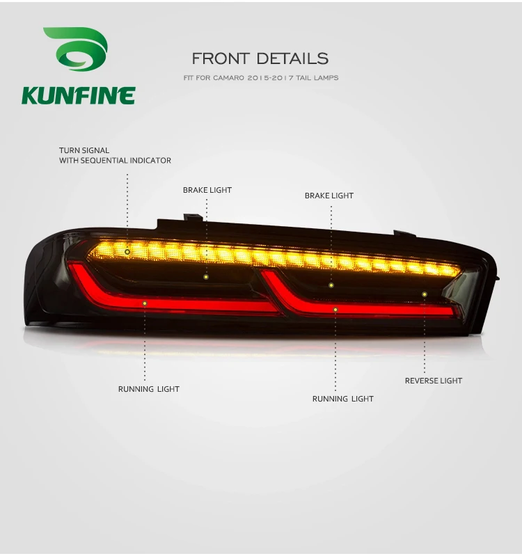 Car Tail Light Assembly For Chevrolet Camaro 2015-2017 Brake Light With Turning Signal Light Car led Tail light Tuning Parts
Car Tail Light Assembly For Chevrolet Camaro 2015-2017 Brake Light With Turning Signal Light Car led Tail light Tuning Parts