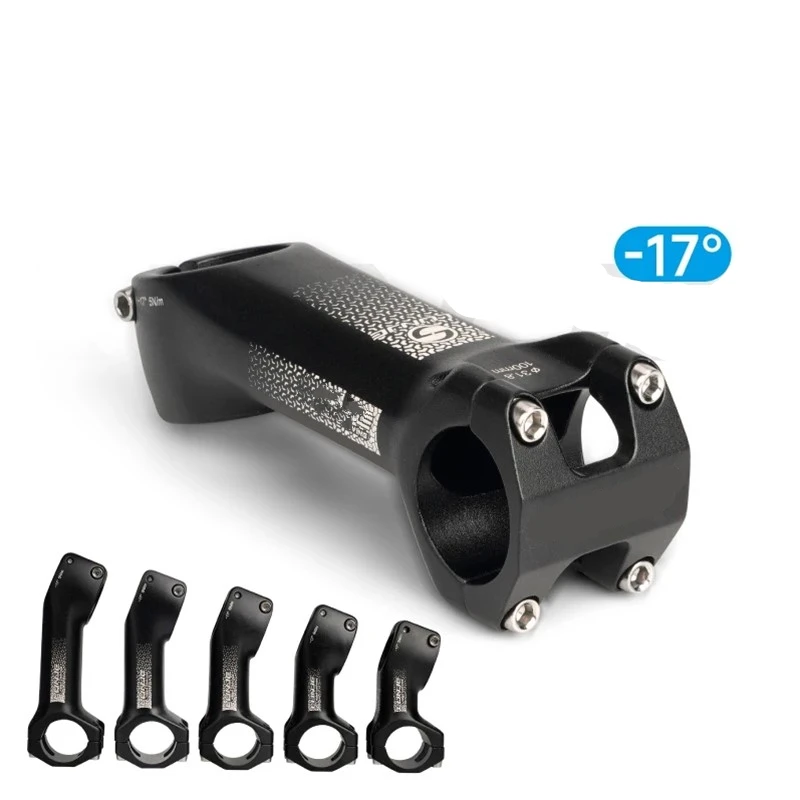 Bicycle Stem Negative 17-Degree Angle Aluminum Forged Ultra-Lightweight Durable Secure Fit for Mountain Bikes and Road Racing
Bicycle Stem Negative 17-Degree Angle Aluminum Forged Ultra-Lightweight Durable Secure Fit for Mountain Bikes and Road Racing
