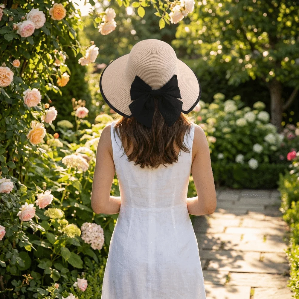 Elegant Large Bow Straw Weave Sun Hat Wide Brim Bohemian Sunscreen Bucket Hat Breathable Fisherman Hat Bowknot Sun Cap Riding
Elegant Large Bow Straw Weave Sun Hat Wide Brim Bohemian Sunscreen Bucket Hat Breathable Fisherman Hat Bowknot Sun Cap Riding