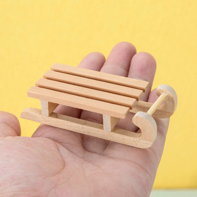 1:12 Dollhouse Miniature Wooden Sleigh Sled Christmas Scene Decor Play House Toy DIY Coloring Sled
1:12 Dollhouse Miniature Wooden Sleigh Sled Christmas Scene Decor Play House Toy DIY Coloring Sled