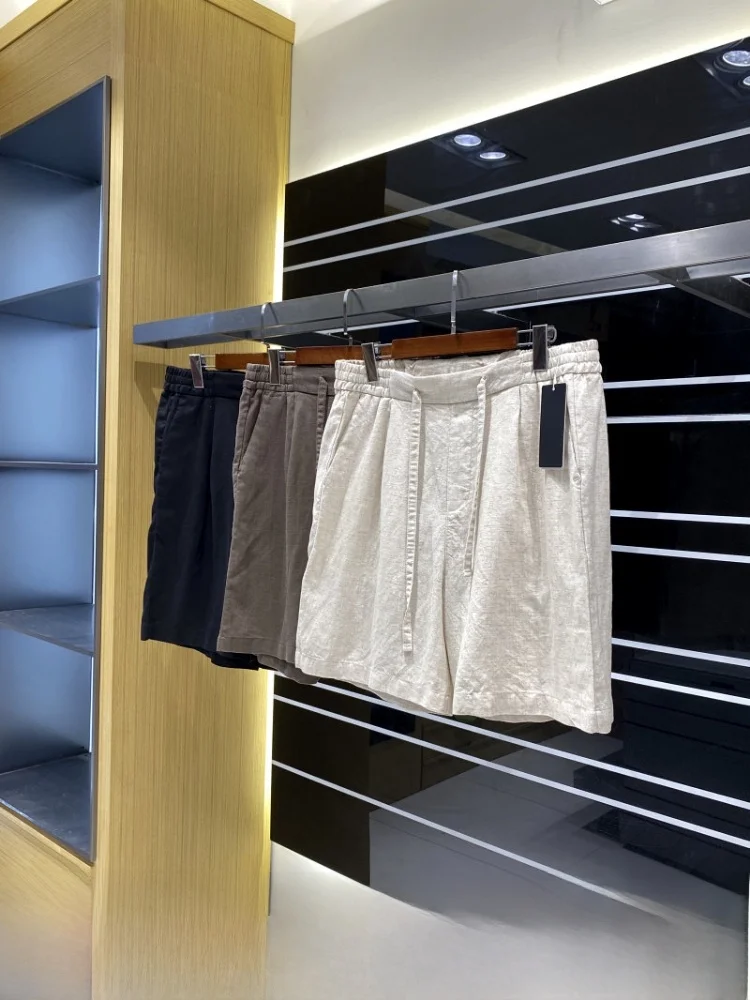 Elegant Loose Men's Summer Shorts Versatile Linen Elastic Waist Straight Leg Casual Fashion Urban Style Cotton
Elegant Loose Men's Summer Shorts Versatile Linen Elastic Waist Straight Leg Casual Fashion Urban Style Cotton