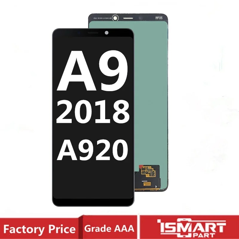 AMOLED дисплей для Samsung A9 2018 A920, ЖК-дисплей в сборе, дигитайзер сенсорного экрана A9s A9 Star Pro SM-A920F/DS
AMOLED дисплей для Samsung A9 2018 A920, ЖК-дисплей в сборе, дигитайзер сенсорного экрана A9s A9 Star Pro SM-A920F/DS