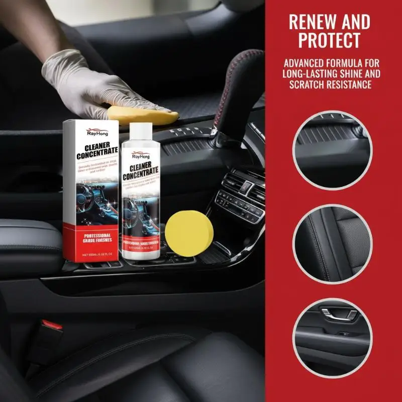 100ml Interior Cleaner for Car Dashboard Plastic Seats Anti Fast Acting Renovation Agent
100ml Interior Cleaner for Car Dashboard Plastic Seats Anti Fast Acting Renovation Agent