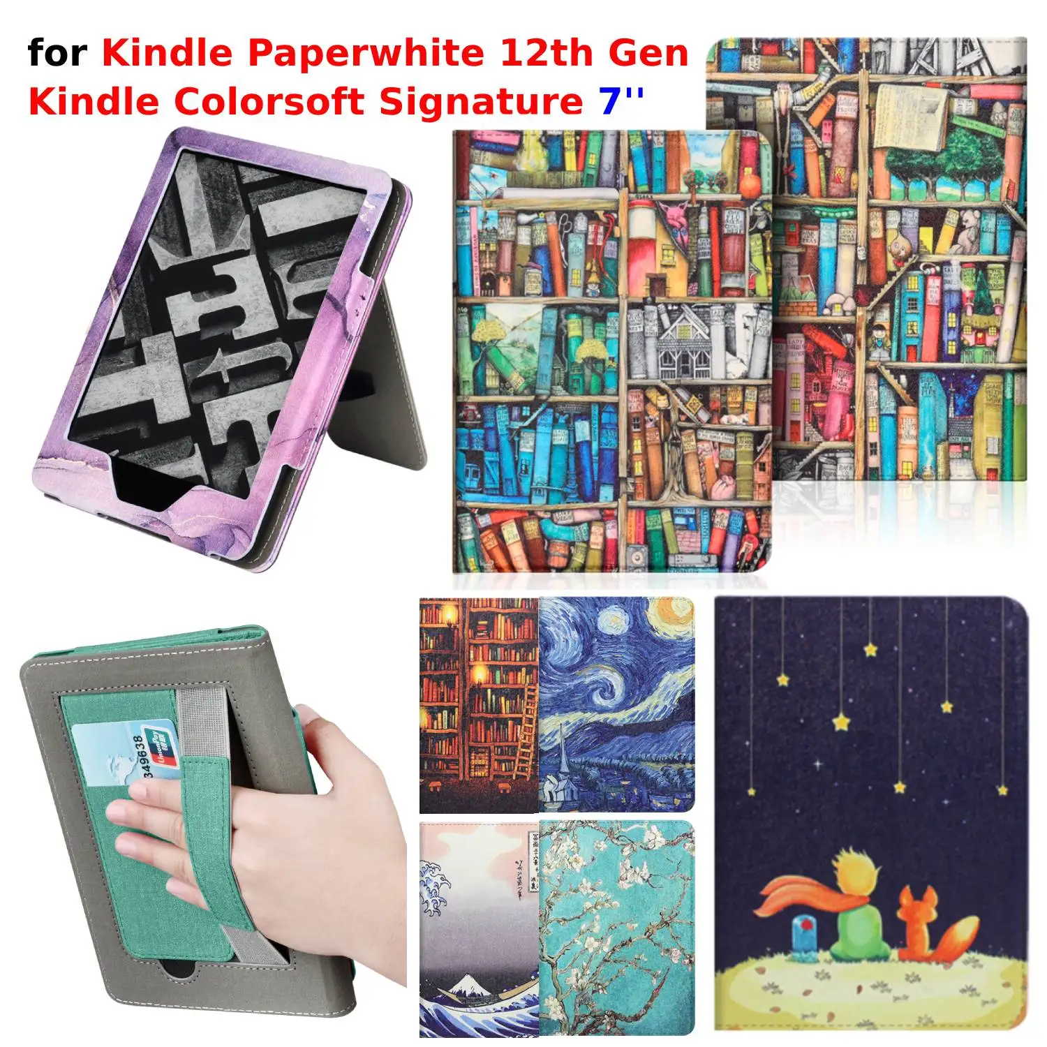 Для Kindle Paperwhite 12-го поколения Чехол 7 дюймов 2024 Colorsoft Signature Paperwhite 6 с ремешком для рук, подставкой и слотом для карт памяти
Для Kindle Paperwhite 12-го поколения Чехол 7 дюймов 2024 Colorsoft Signature Paperwhite 6 с ремешком для рук, подставкой и слотом для карт памяти