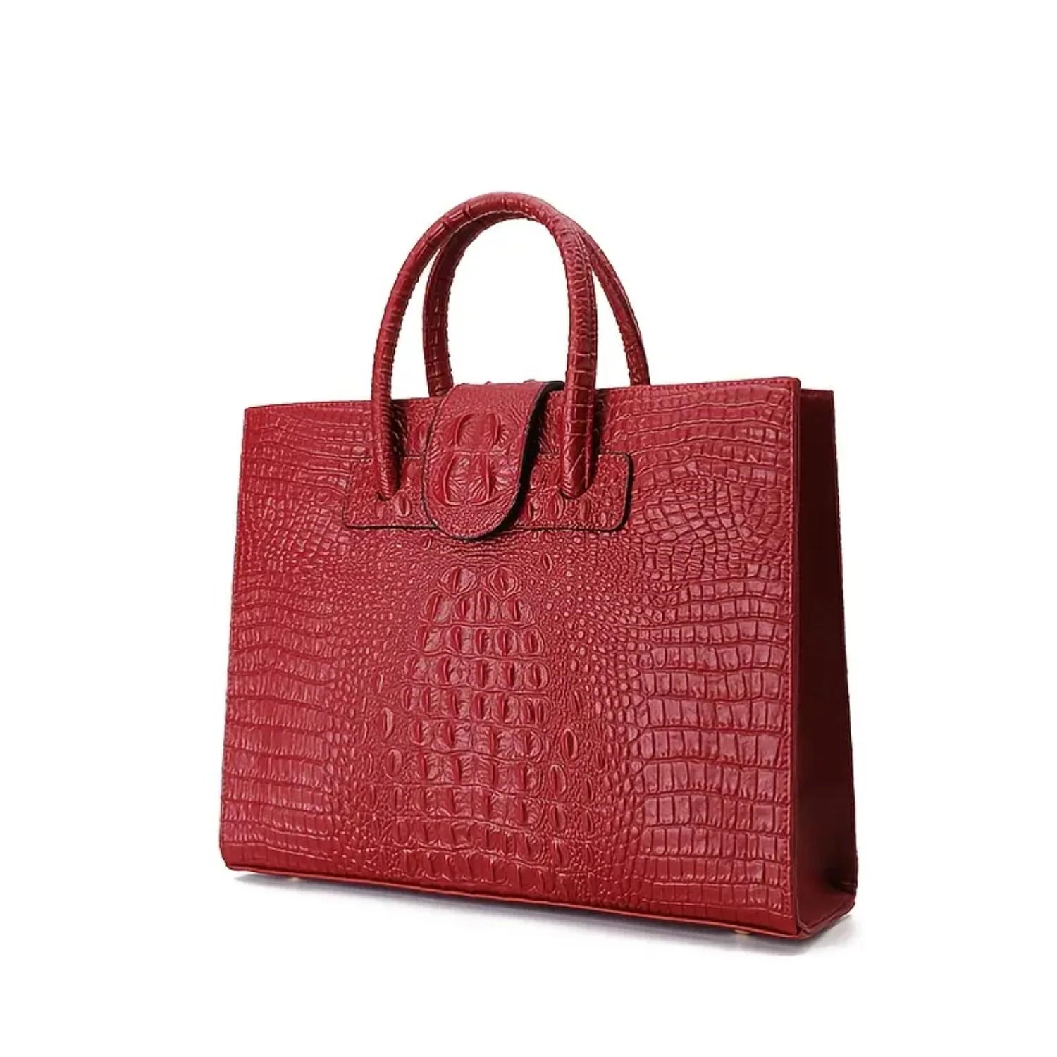 Gorgeous Crocodile Embossed Extra-Large Capacity Women's Tote Bag, Ideal Shoulder Handbag for Work and Shopping
Gorgeous Crocodile Embossed Extra-Large Capacity Women's Tote Bag, Ideal Shoulder Handbag for Work and Shopping