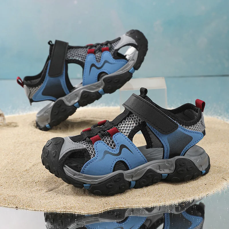 Children Sandals Summer Boys Barefoot Shoes Outdoor Water Sneakers Non-slip Fashion New Sports Sandals for Boy 4-12 Years
Children Sandals Summer Boys Barefoot Shoes Outdoor Water Sneakers Non-slip Fashion New Sports Sandals for Boy 4-12 Years