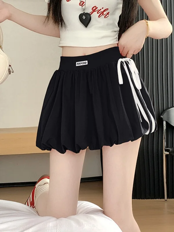 Red Puffy Flower Bud ort Skirt Women's Summer Korean Sle INS Knot A-Line Skirt Anti-Light Bubble Skirt
Red Puffy Flower Bud ort Skirt Women's Summer Korean Sle INS Knot A-Line Skirt Anti-Light Bubble Skirt