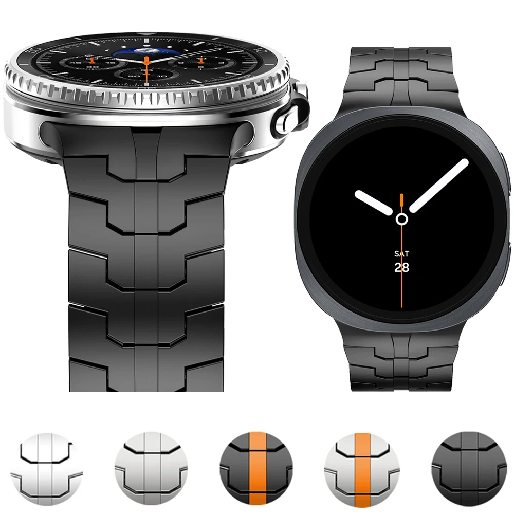 Original Stainless steel Strap for Samsung Galaxy Watch 8 44mm 40mm/Classic 46mm Metal Bracelet Correa for Galaxy 8 Classic Band
Original Stainless steel Strap for Samsung Galaxy Watch 8 44mm 40mm/Classic 46mm Metal Bracelet Correa for Galaxy 8 Classic Band