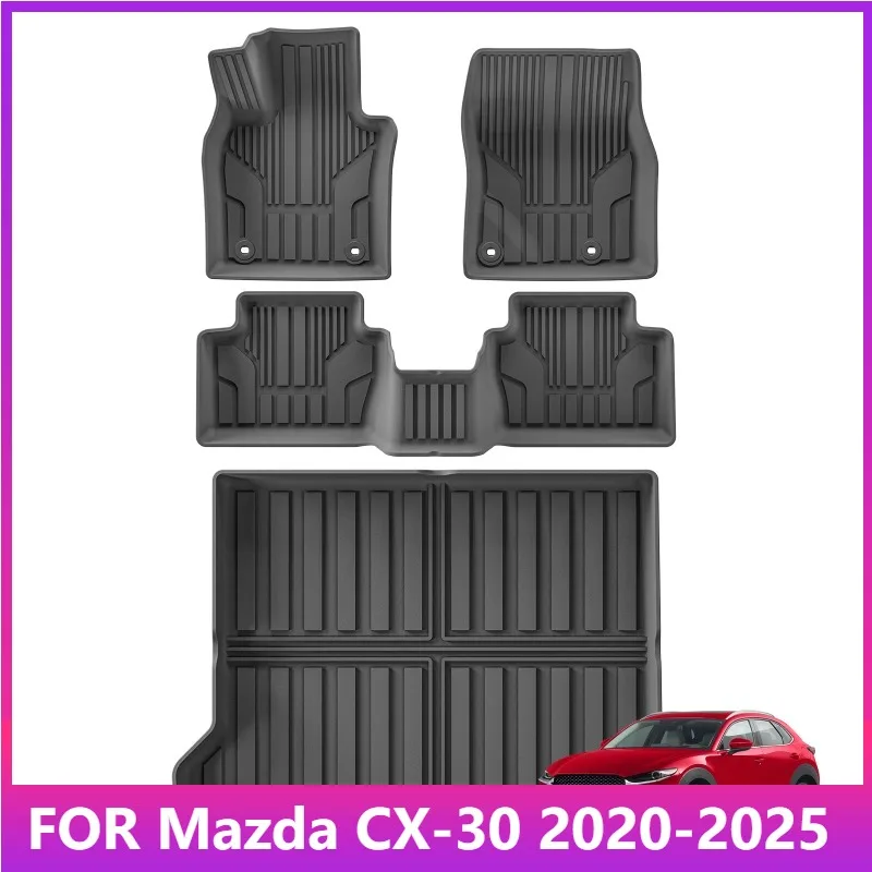 Floor Mats For Mazda CX-30 2020-2024 2025 TPE 3D Car Floor Mats Trunk Pad Waterproof Protective Foot Pad Left Hand Drive
Floor Mats For Mazda CX-30 2020-2024 2025 TPE 3D Car Floor Mats Trunk Pad Waterproof Protective Foot Pad Left Hand Drive